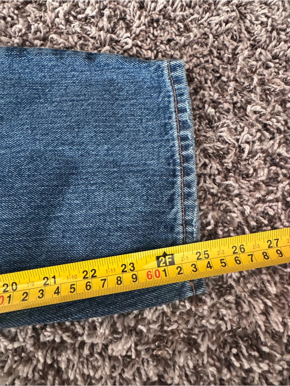 Asos Remo Denim Jeans Distressed Denim Redone Recycled Denim Crossover 30 / 30 - Picture 9 of 9